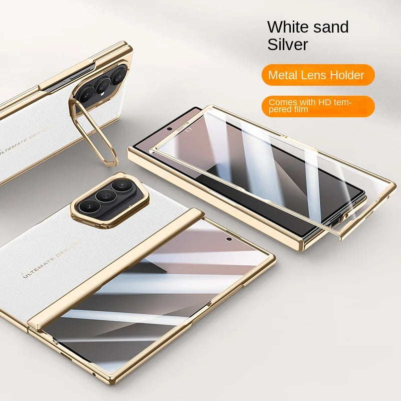 Luxury Armor Leather Stand Case