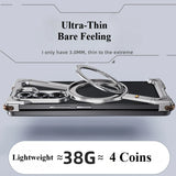 Z-Shape Magnetic Case with Metal Stand
