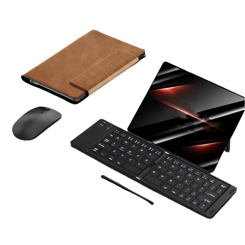 Folding Keyboard Case with Mouse & Stand