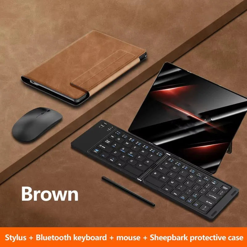 Folding Keyboard Case with Mouse & Stand