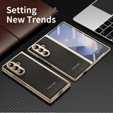 Slim Leather Case with Screen Protector