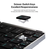 Accessories Foldable Bluetooth Keyboard with Touchpad – View 5