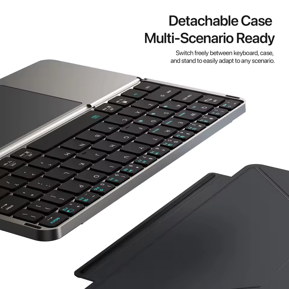 Accessories Foldable Bluetooth Keyboard with Touchpad