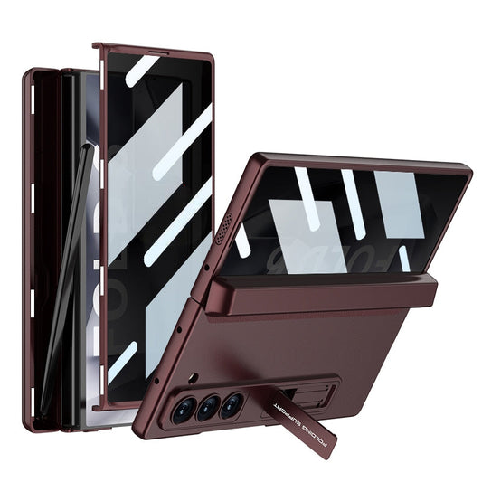 Anti-Peep Magnetic Full Coverage Case with Pen Holder