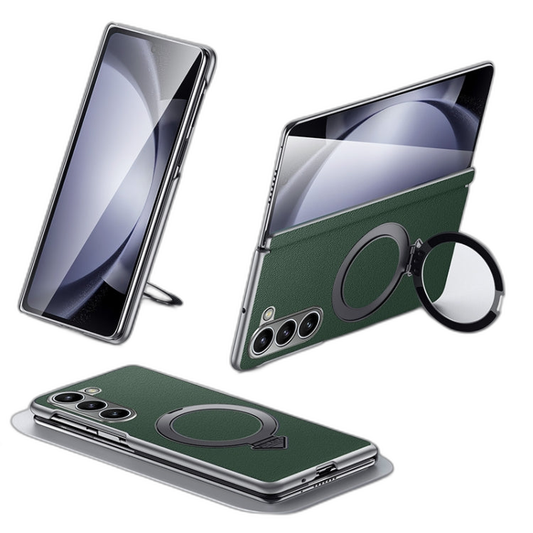 Top Grain Leather MagSafe Case with Magnetic Holder