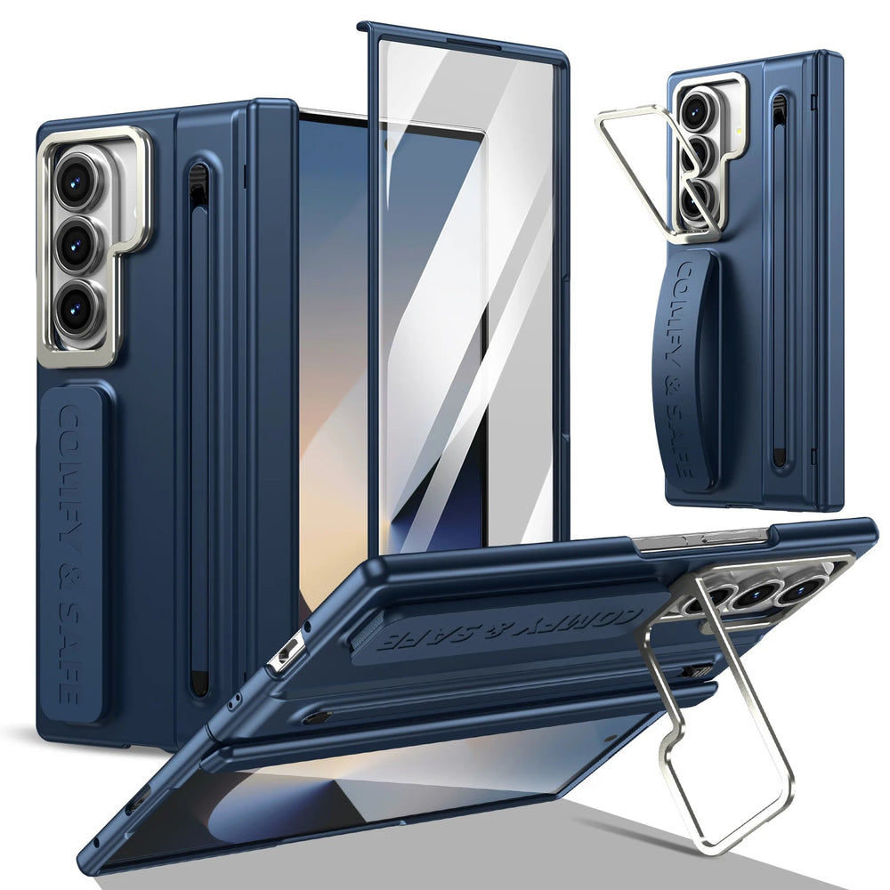 Galaxy Z Fold 6 Case with S Pen Slot and Screen Protector – View 7