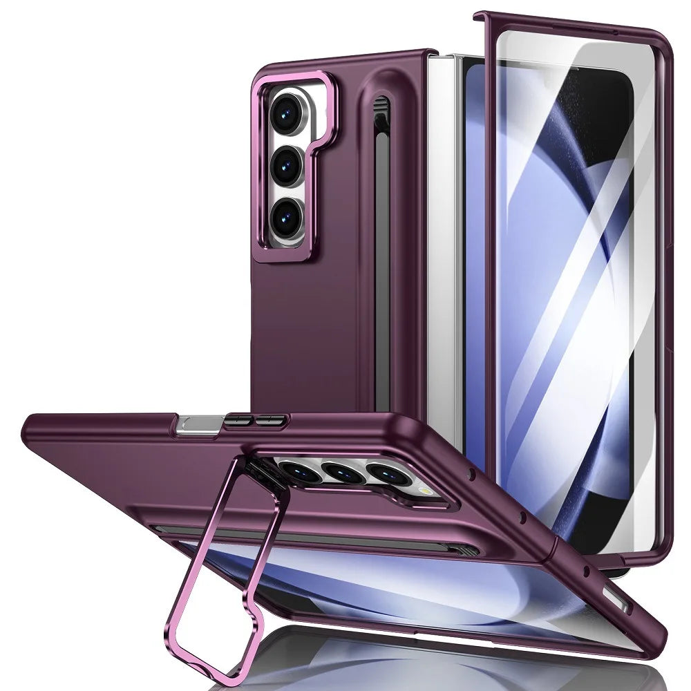 Galaxy Z Fold 6 Protective Case with S Pen Slot and Lens Guard – View 11
