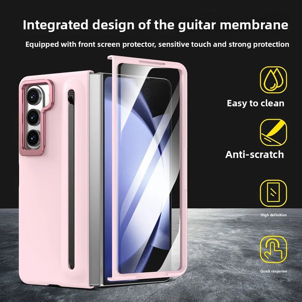 Galaxy Z Fold 6 Protective Case with S Pen Slot and Lens Guard – View 3