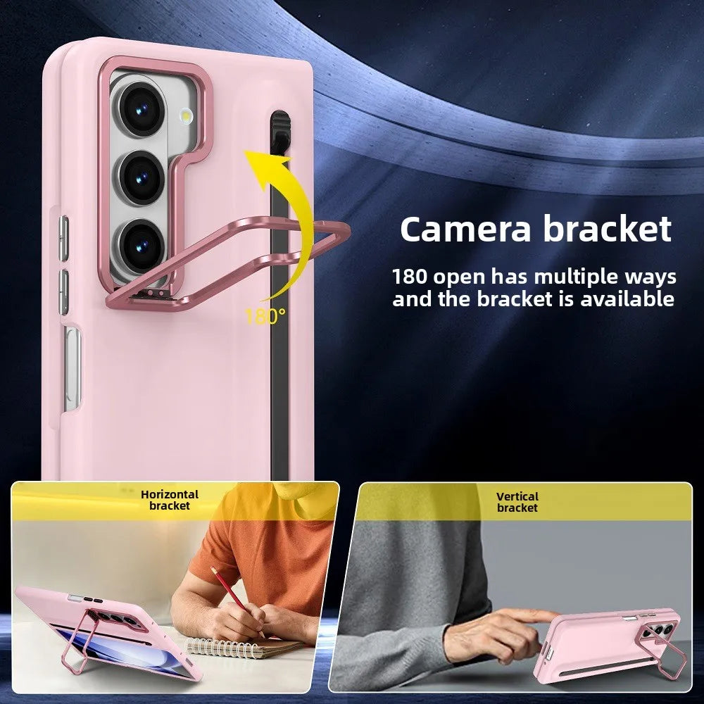 Galaxy Z Fold 6 Protective Case with S Pen Slot and Lens Guard – View 4