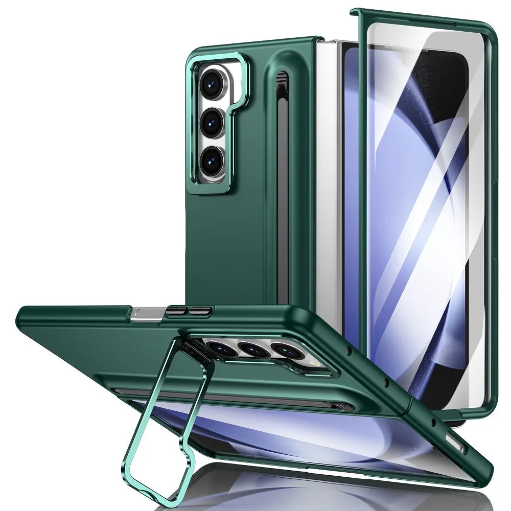 Galaxy Z Fold 6 Protective Case with S Pen Slot and Lens Guard – View 8