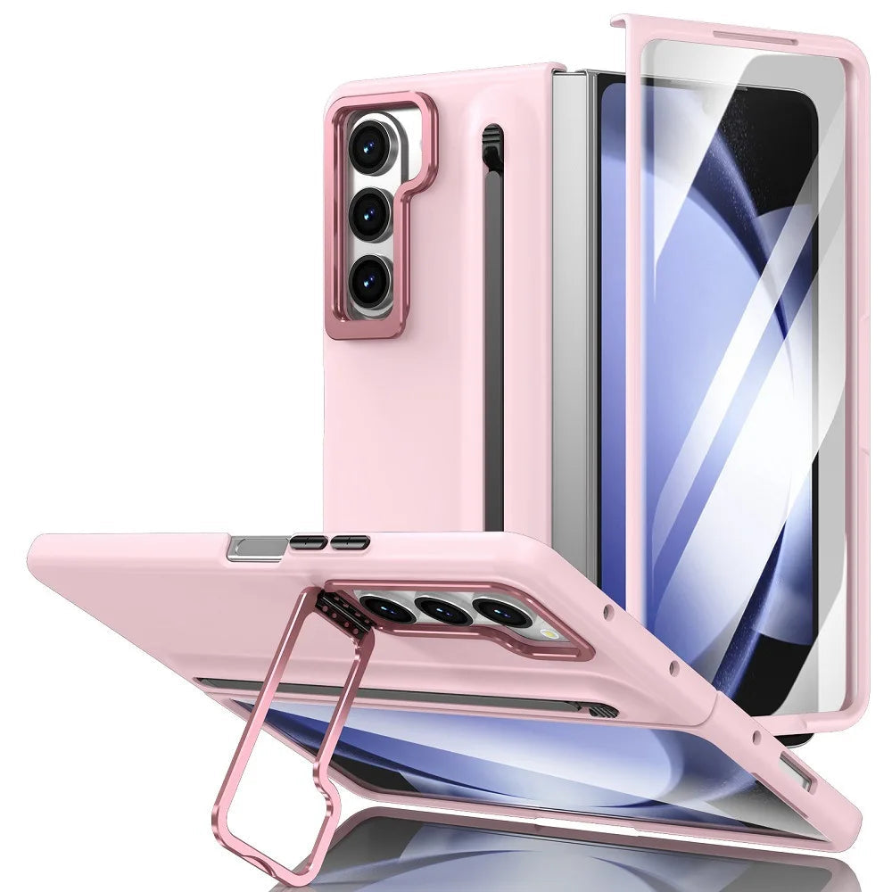 Galaxy Z Fold 6 Protective Case with S Pen Slot and Lens Guard
