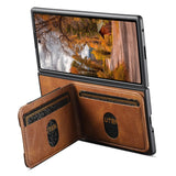 Galaxy Z Fold 6 Wallet Case with Multi-Card Holder – View 3