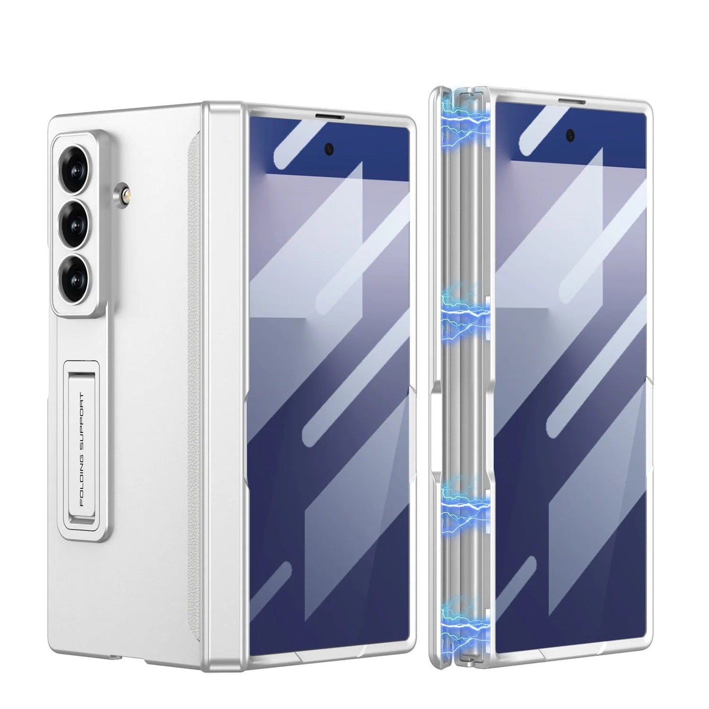 Galaxy Z Fold 7 Kickstand Case with 360° Hinge Protection – View 8