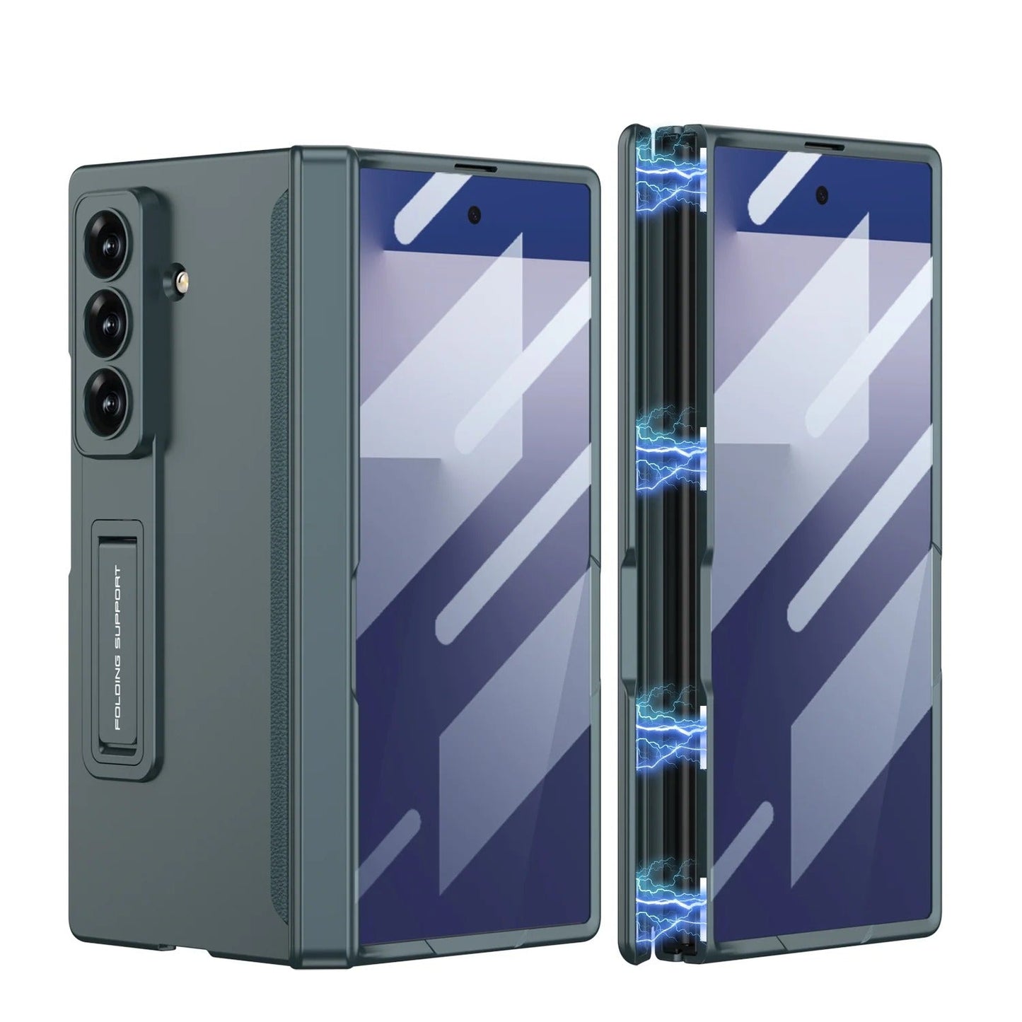 Galaxy Z Fold 7 Kickstand Case with 360° Hinge Protection – View 9