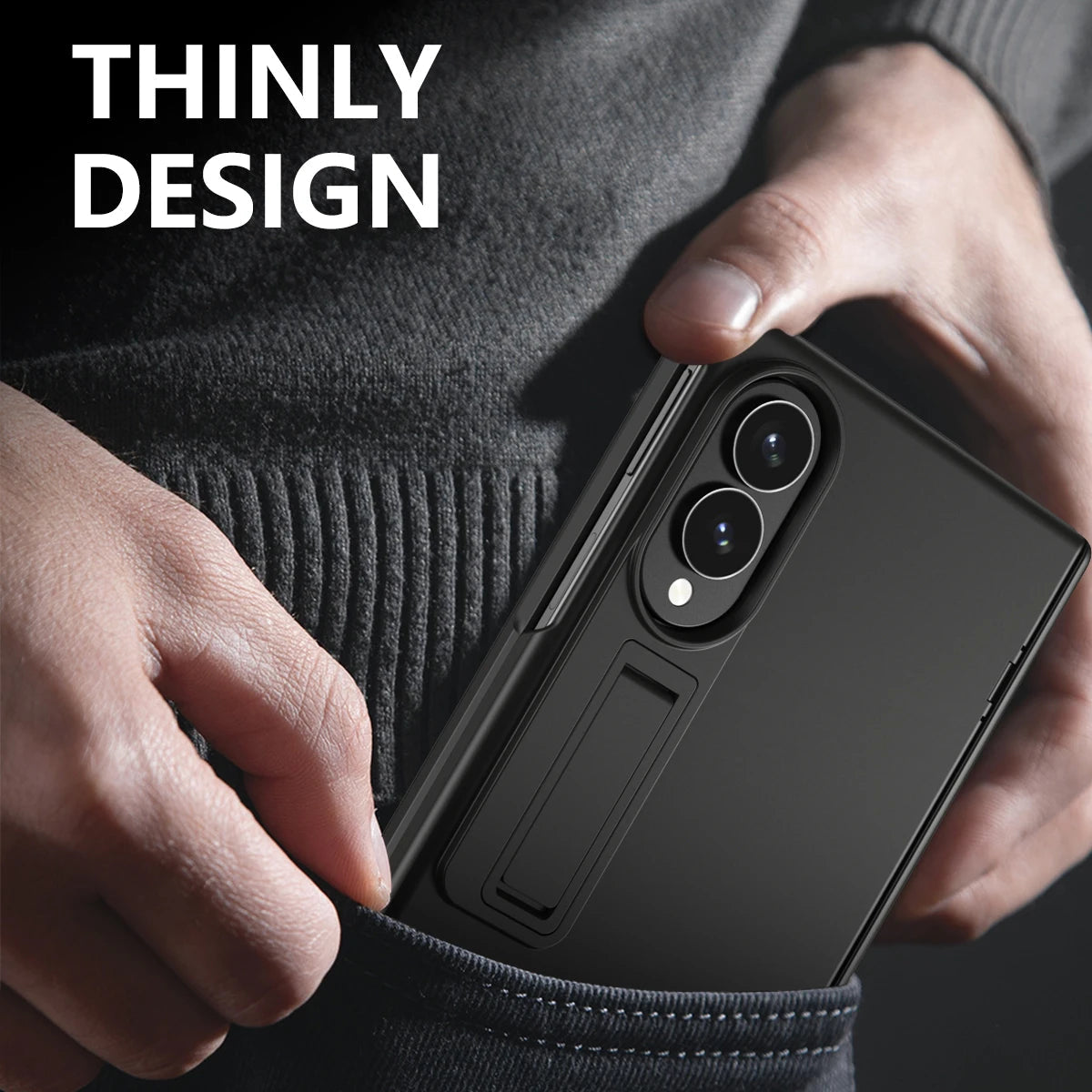 Galaxy Z Fold 8 Case with Hinge Protection and Screen Film – View 6