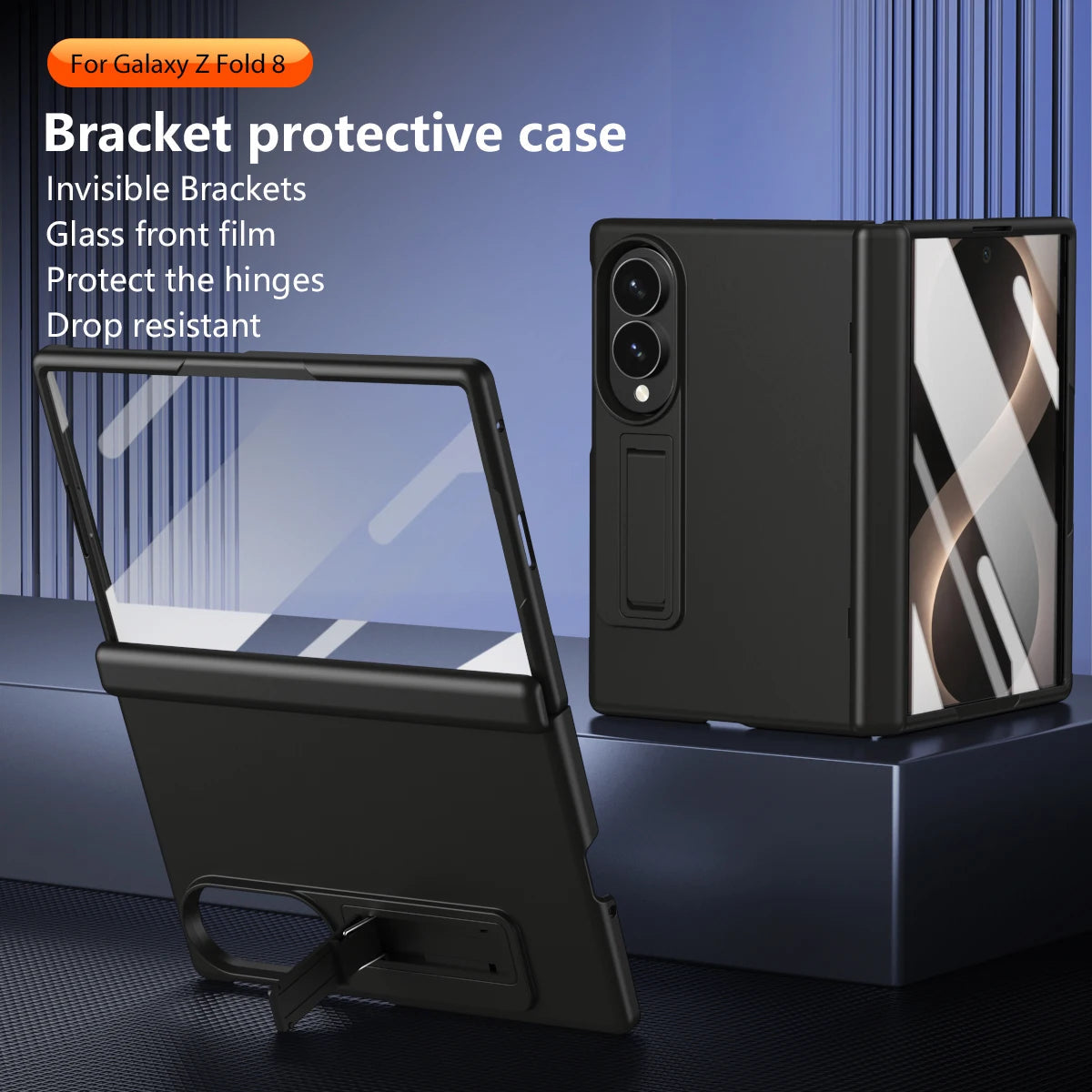 Galaxy Z Fold 8 Case with Hinge Protection and Screen Film