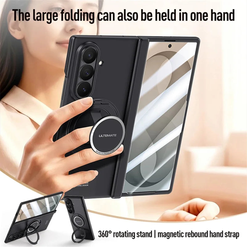 Galaxy Z Fold 8 Case with HD Screen Protector and Kickstand