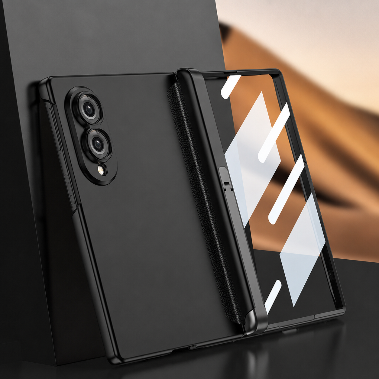 Galaxy Z Fold 8 Kickstand Case with Magnetic Screen Protector – View 5