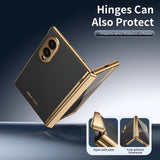 Galaxy Z Fold 8 Leather Case with Hinge Protection – View 3