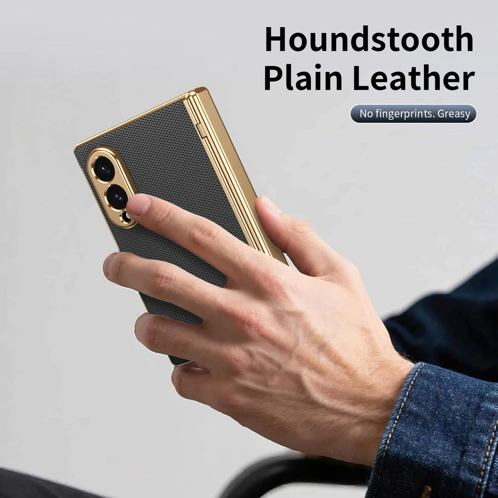 Galaxy Z Fold 8 Leather Case with Hinge Protection – View 6