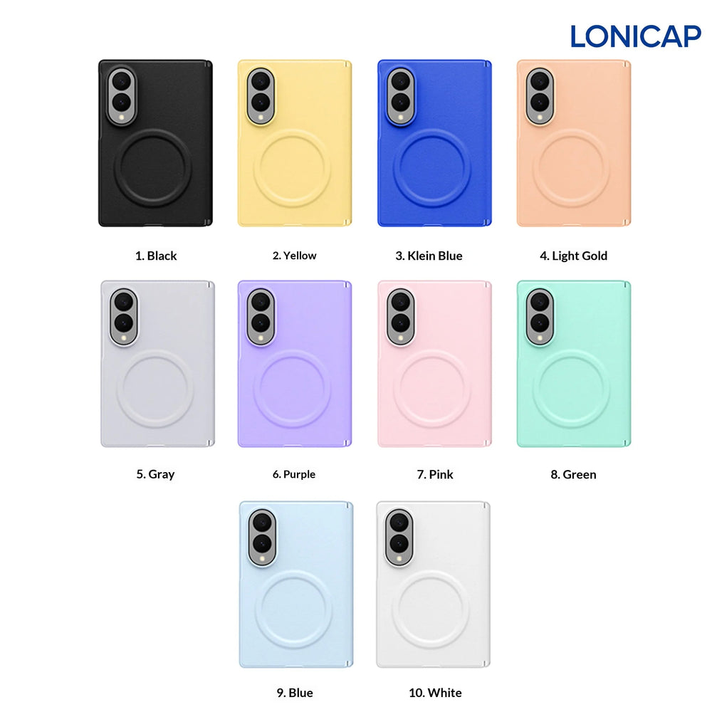 Galaxy Z Fold 8 Leather Case with Hinge Protection and MagSafe – View 5