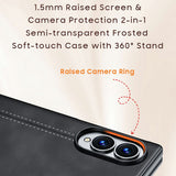 Galaxy Z Fold 8 Leather Case with Privacy Screen Protector – View 4