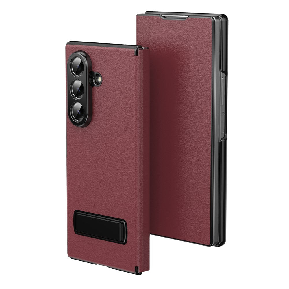Galaxy Z Fold 8 Leather Flip Case with Kickstand – View 18