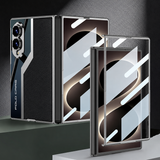 Galaxy Z Fold 8 Leather Metal Plating Case with Screen Protector – View 6