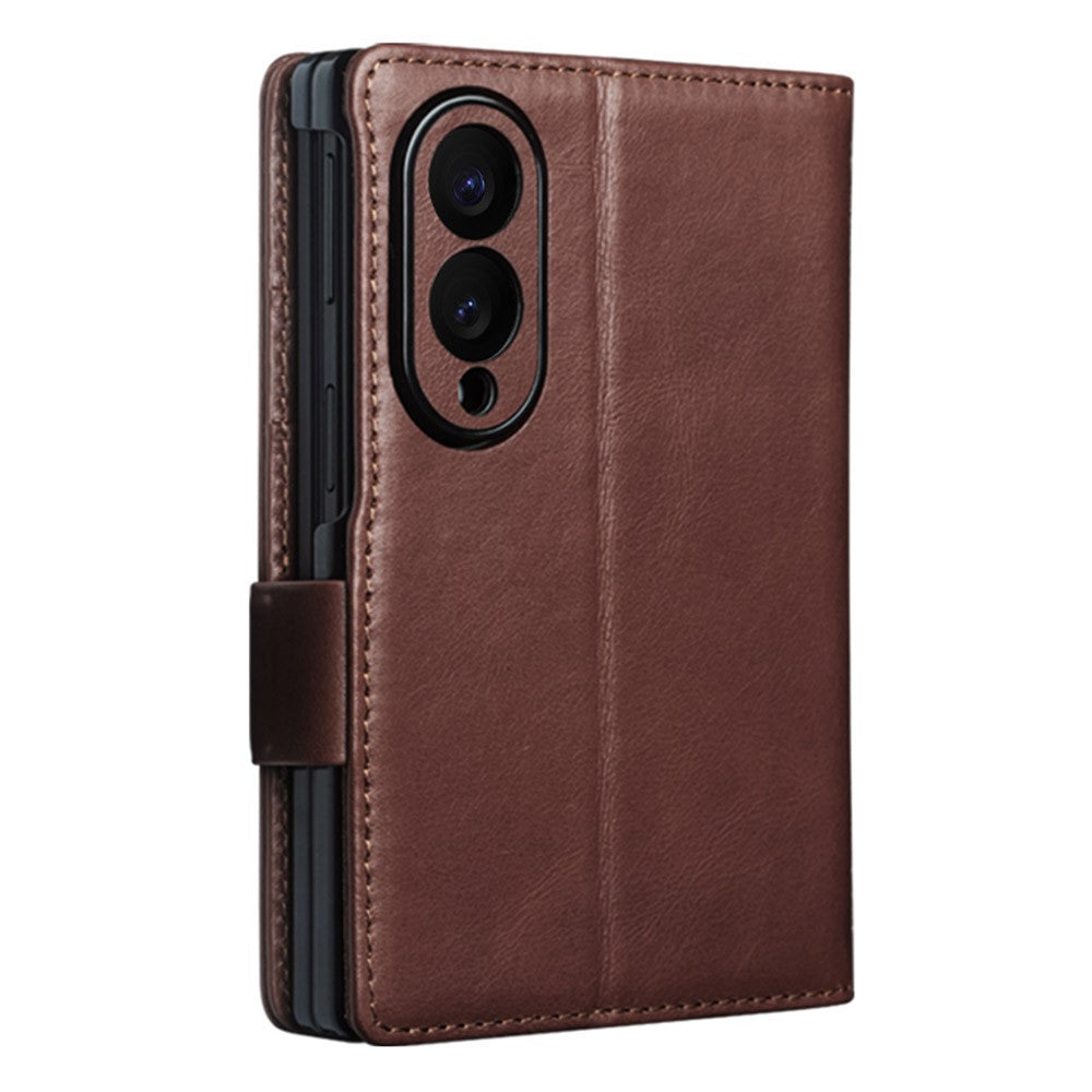 Galaxy Z Fold 8 Leather Sleeve Case with Landscape Stand – View 5