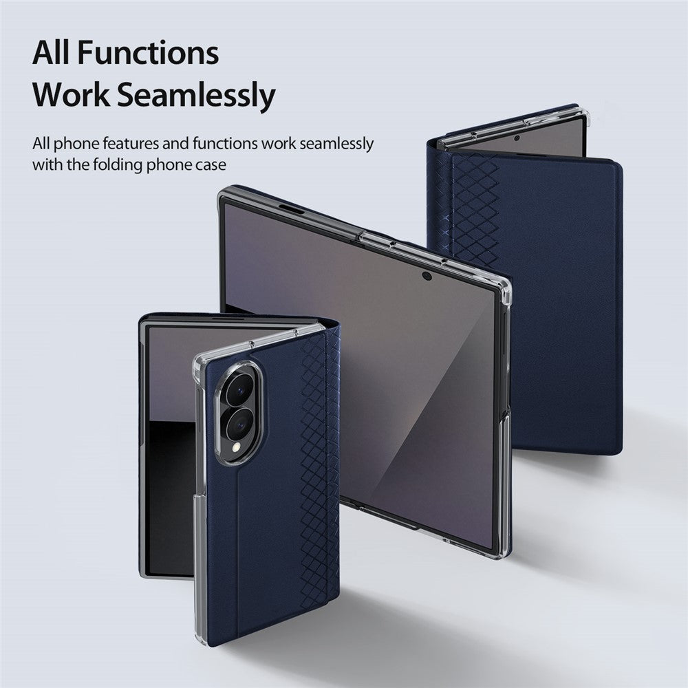 Galaxy Z Fold 8 Leather Wallet Case with Fold-Out Kickstand – View 3