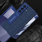 Galaxy Z Fold 8 Linen Fabric Case with Folding Kickstand – View 5