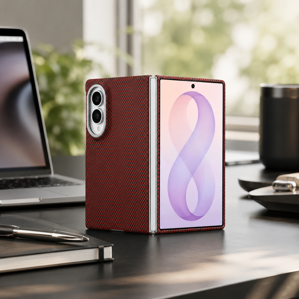 Galaxy Z Fold 8 MagSafe Carbon Fiber Case with Metal Lens Protector – View 4