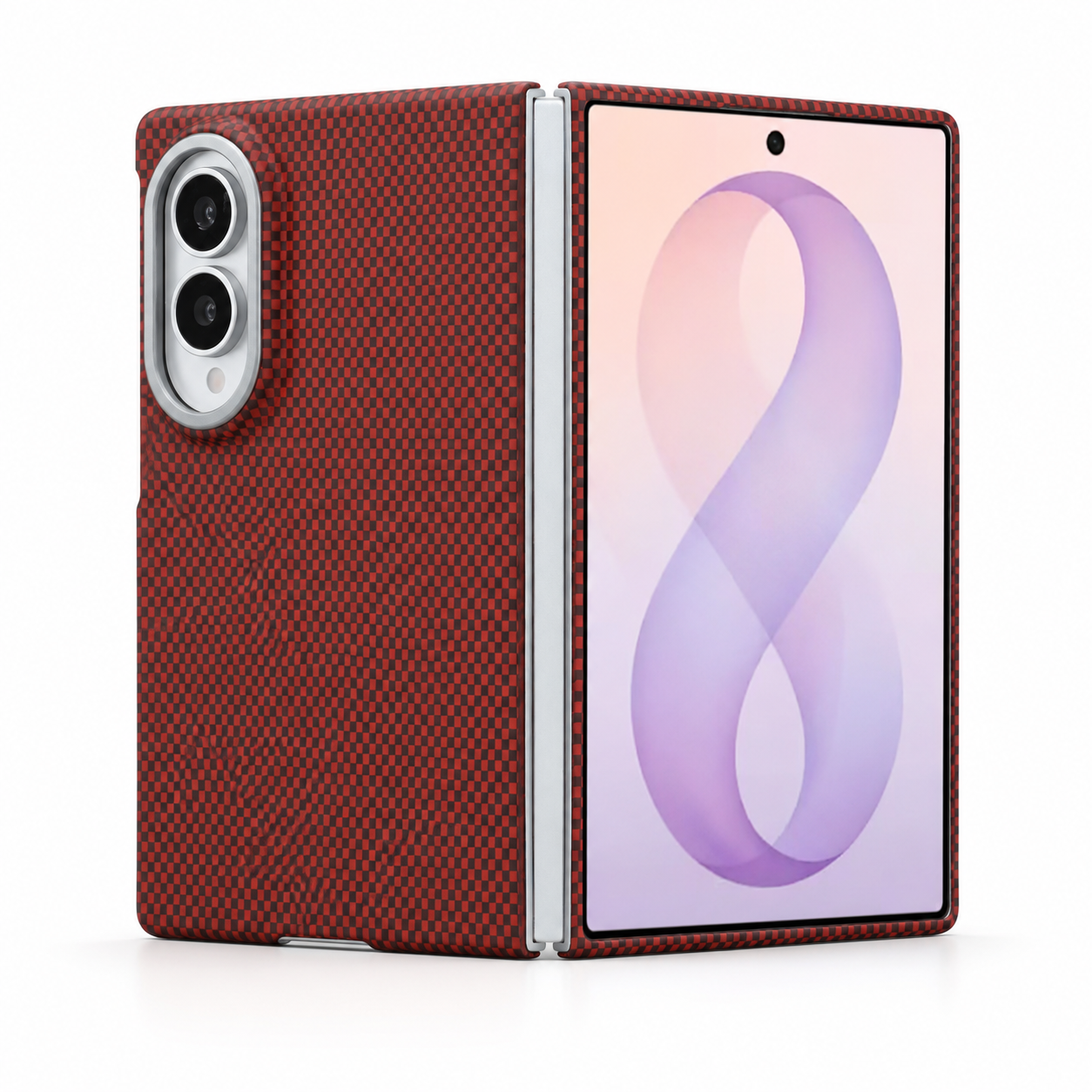 Galaxy Z Fold 8 MagSafe Carbon Fiber Case with Metal Lens Protector