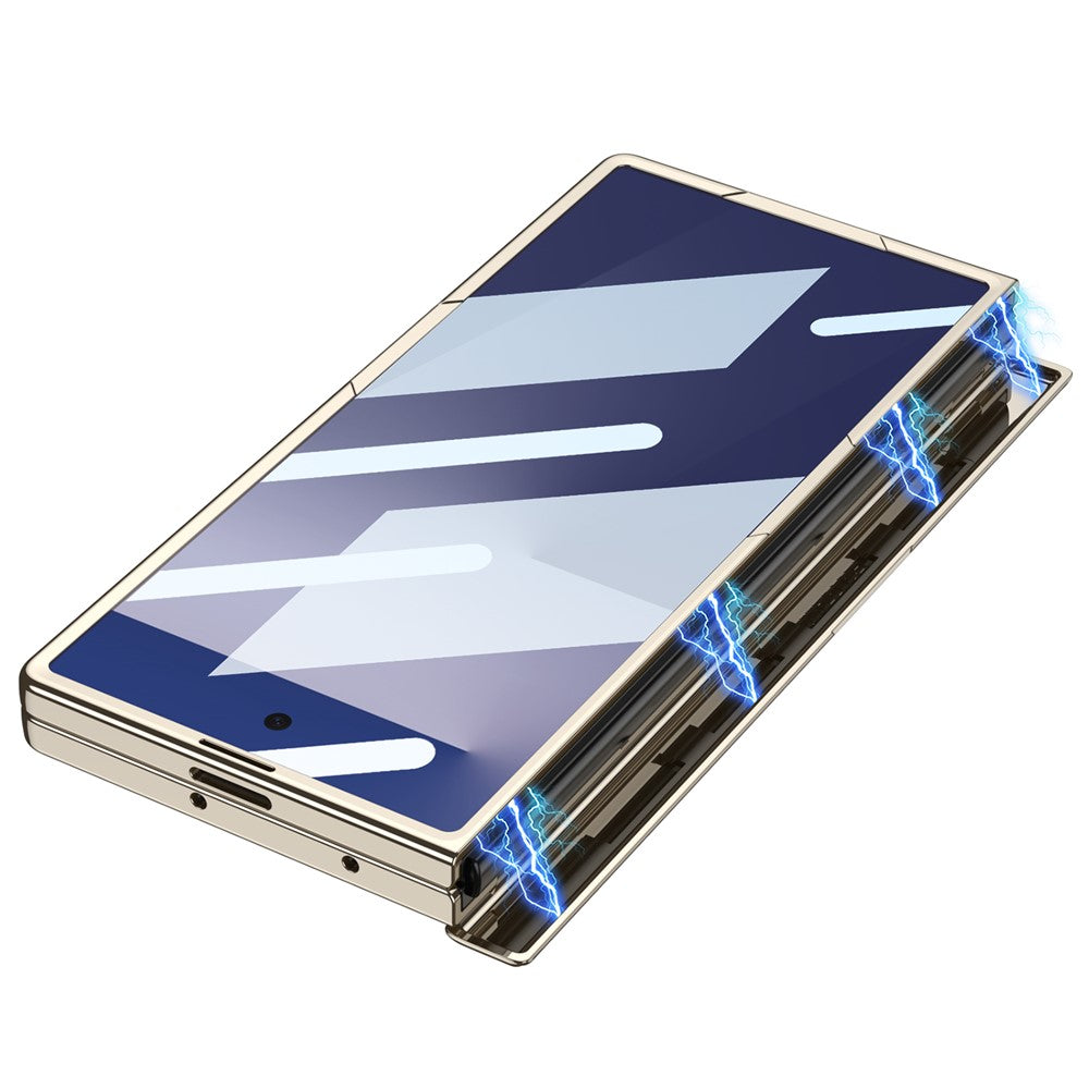 Galaxy Z Fold 8 MagSafe Carbon Fiber Leather Protective Case – View 3