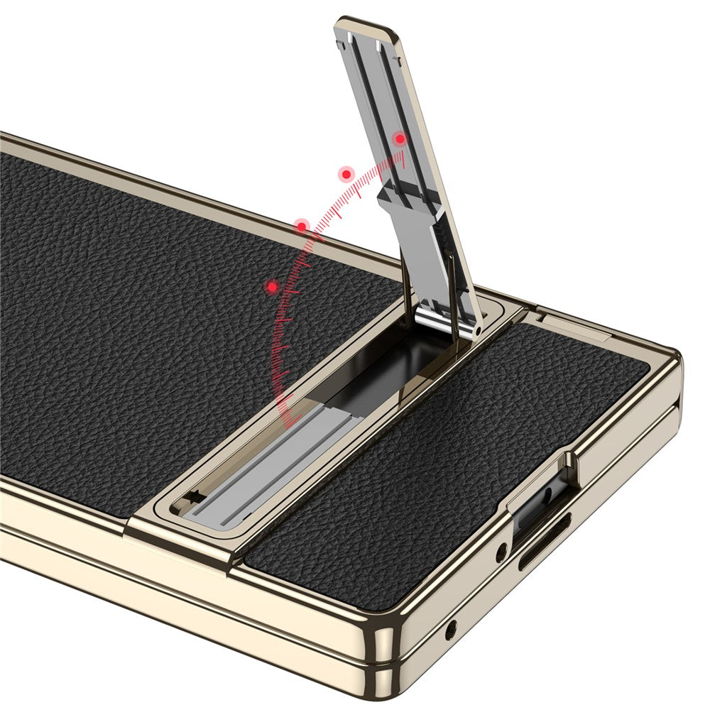 Galaxy Z Fold 8 MagSafe Carbon Fiber Leather Protective Case – View 5