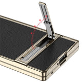 Galaxy Z Fold 8 MagSafe Carbon Fiber Leather Protective Case – View 5