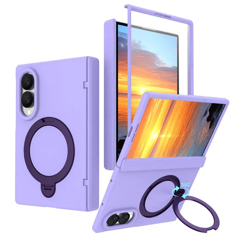 Galaxy Z Fold 8 MagSafe Metal Stand Case with Screen Protector – View 7