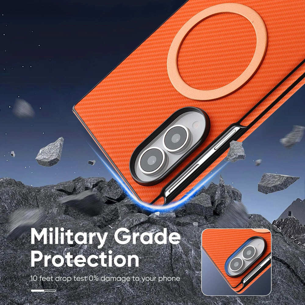 Galaxy Z Fold 8 Slim Carbon Fiber MagSafe Protective Case – View 4