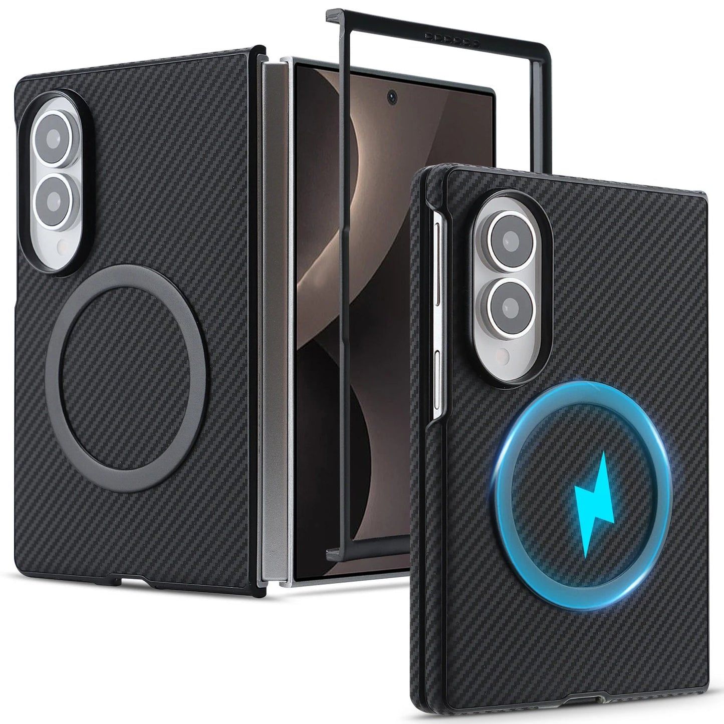 Galaxy Z Fold 8 Slim Carbon Fiber MagSafe Protective Case – View 7