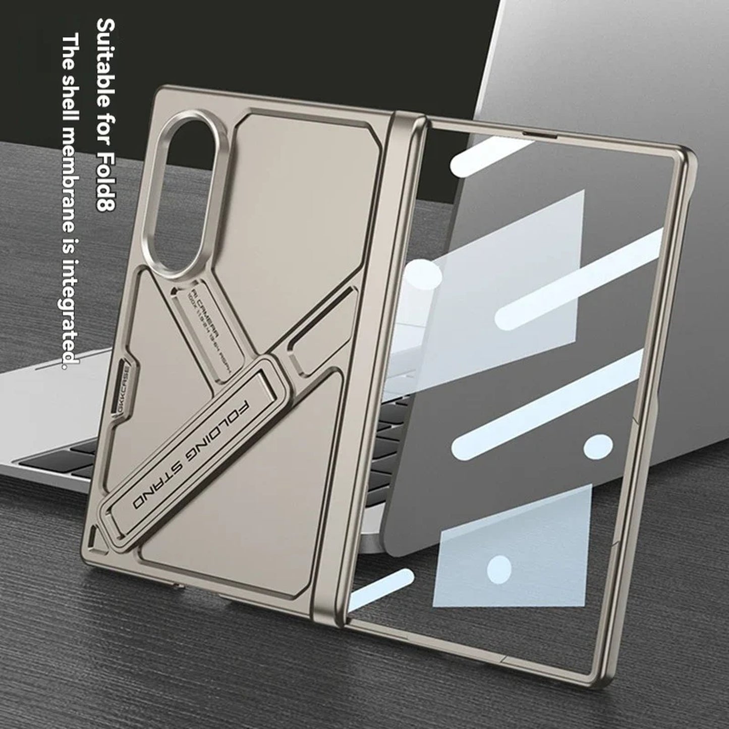 Galaxy Z Fold 8 Slim MagSafe Leather Shockproof Protective Case – View 2