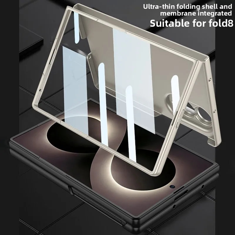 Galaxy Z Fold 8 Slim Matte Case with Screen Protector – View 3