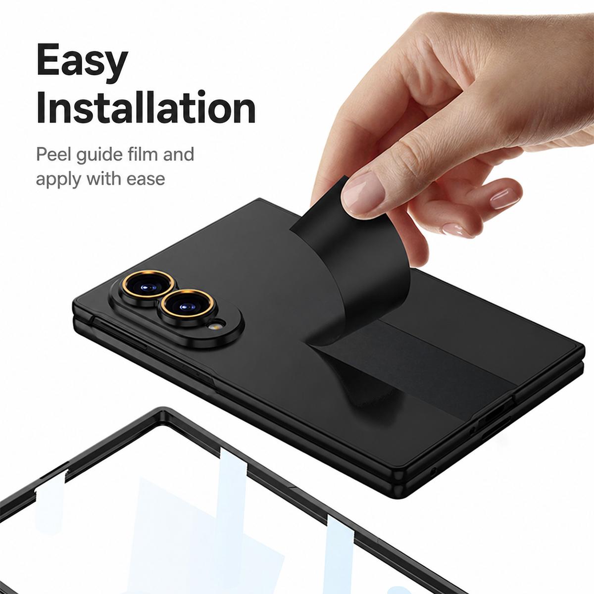 Galaxy Z Fold 8 Thin Slim Matte Case with Screen Protector – View 11