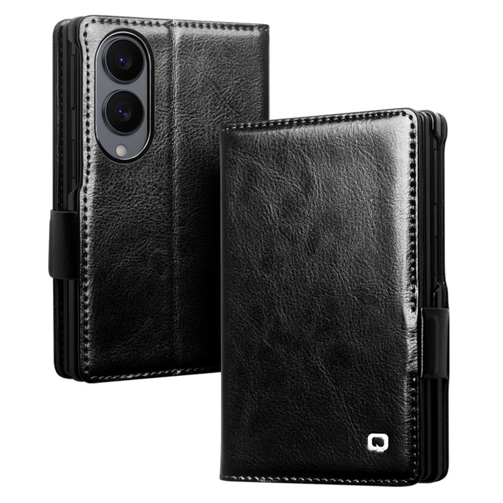 Galaxy Z Fold 8 Ultra Genuine Leather Wallet Case with Stand – View 11