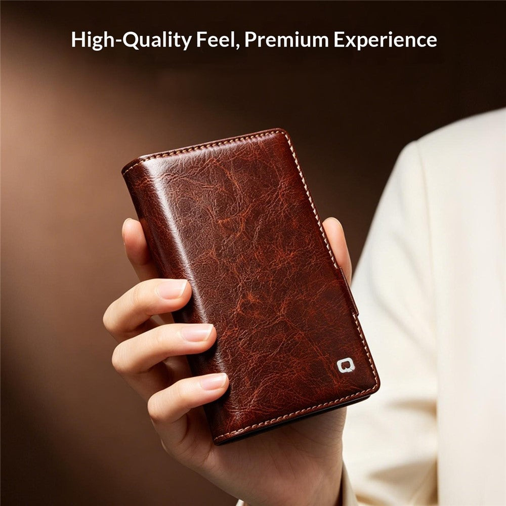 Galaxy Z Fold 8 Ultra Genuine Leather Wallet Case with Stand – View 6