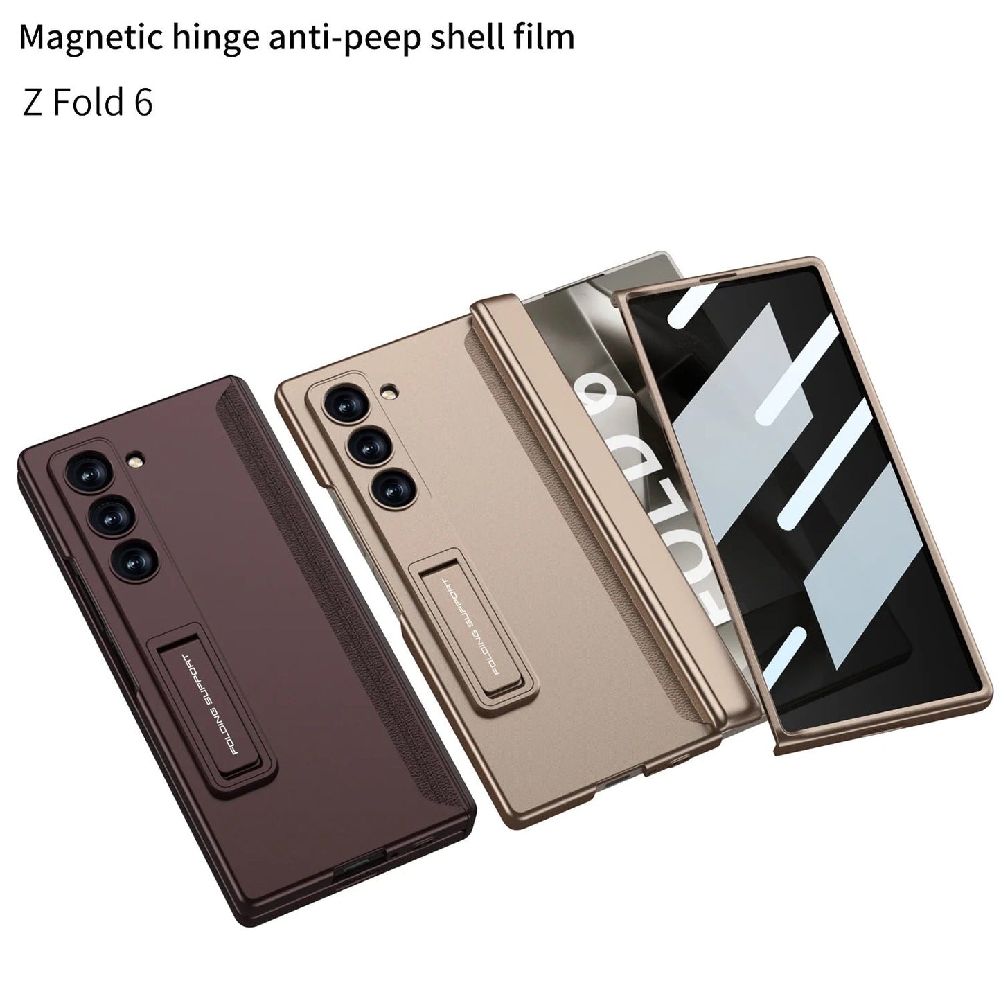Galaxy Z Fold 8 Ultra Kickstand Case with 360° Hinge Protection – View 2
