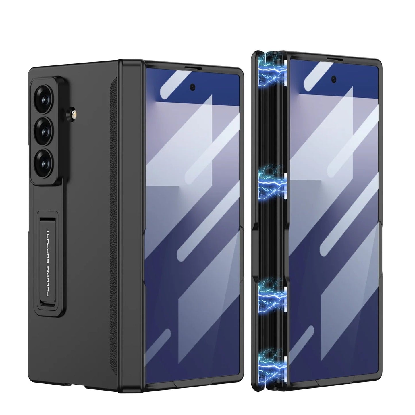 Galaxy Z Fold 8 Ultra Kickstand Case with 360° Hinge Protection
