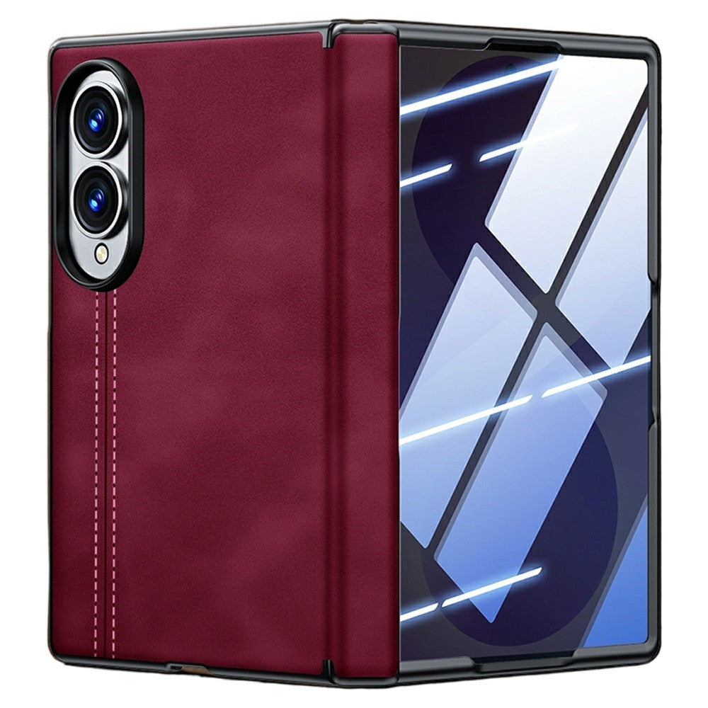 Galaxy Z Fold 8 Ultra Leather Case with Privacy Screen Protector – View 8