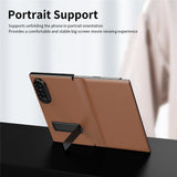 Galaxy Z Fold 8 Ultra Leather Flip Case with Kickstand – View 8