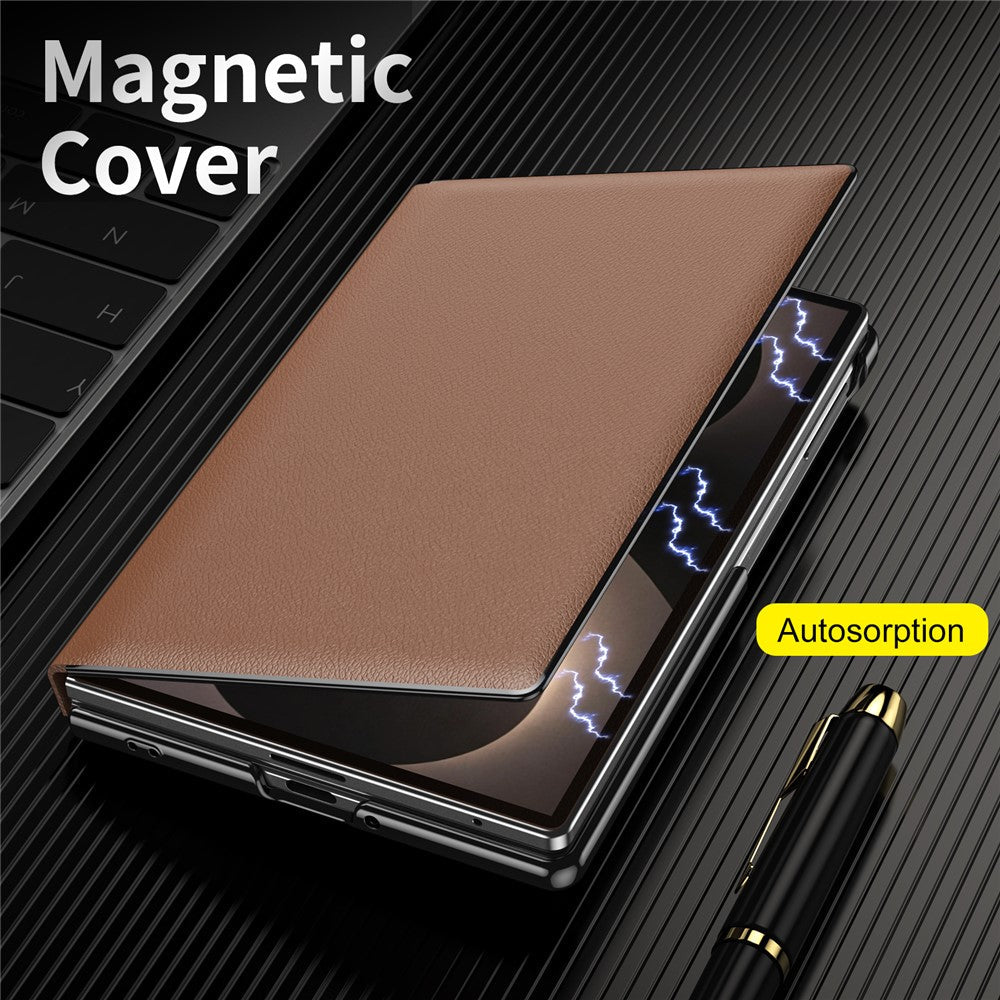 Galaxy Z Fold 8 Ultra Leather Flip Case with Kickstand – View 9