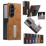 Galaxy Z Fold 8 Ultra Leather Kickstand Case with Wireless Charging – View 2